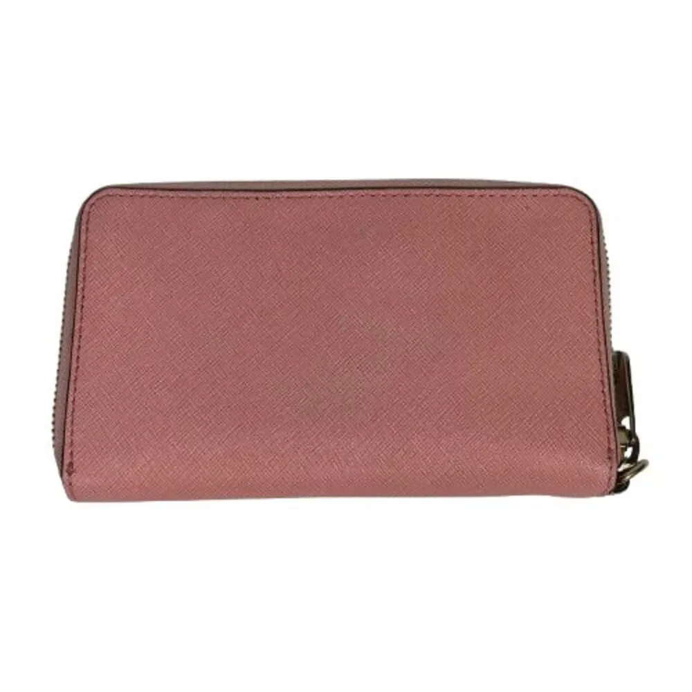 Michael Kors Jet Set Travel Rose Pink Zip Tech Phone Case Wallet Clutch